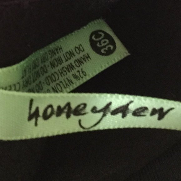 Honeydew  Pink and black bra size 36C Push  Up - Picture 7 of 7